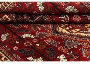 Tappeto Shiraz Fine Stilizzato Rosso Avorio 160x240 Cm