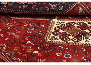 Tappeto Shiraz Stilizzato Rosso Blu Scuro 175x287 Cm