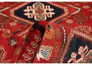 Tappeto Shiraz Stilizzato Rosso Blu Scuro 178x270 Cm