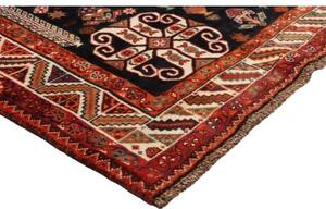Tappeto Shiraz Stilizzato Rosso Blu Scuro 178x270 Cm