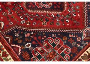 Tappeto Shiraz Stilizzato Rosso Blu Scuro 175x287 Cm