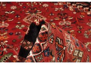 Tappeto Shiraz Fine Stilizzato Rosso Blu Scuro 178x270 Cm