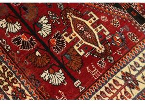 Tappeto Shiraz Fine Stilizzato Rosso Avorio 160x240 Cm