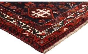 Tappeto Shiraz Geometrico Rosso Mattone Blu Scuro 170x250 Cm
