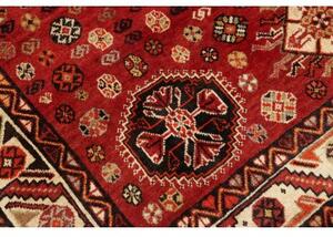 Tappeto Shiraz Stilizzato Rosso Avorio 160x270 Cm