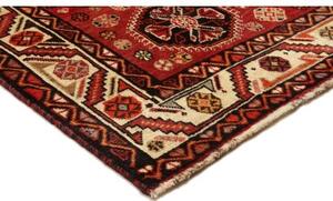 Tappeto Shiraz Stilizzato Rosso Avorio 160x270 Cm