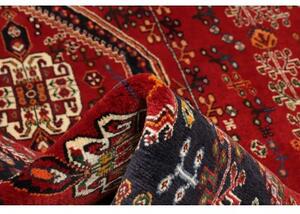 Tappeto Shiraz Fine Stilizzato Rosso Blu Scuro 163x260 Cm