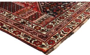 Tappeto Shiraz Fine Stilizzato Rosso Blu Scuro 175x278 Cm