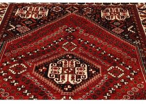 Tappeto Shiraz Stilizzato Rosso Blu Scuro 160x250 Cm
