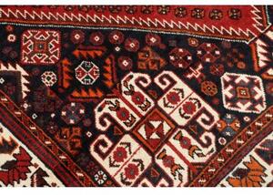 Tappeto Shiraz Stilizzato Rosso Blu Scuro 160x250 Cm
