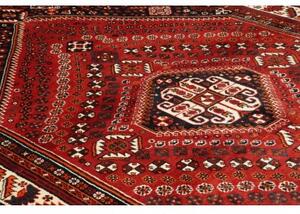 Tappeto Shiraz Stilizzato Rosso Blu Scuro 160x250 Cm