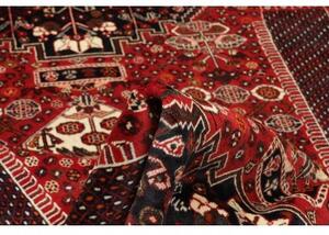 Tappeto Shiraz Fine Stilizzato Rosso Blu Scuro 175x278 Cm