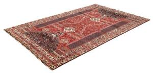 Tappeto Shiraz Fine Stilizzato Rosso Blu Scuro 175x278 Cm
