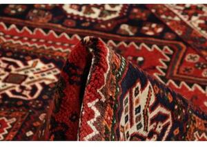 Tappeto Shiraz Geometrico Rosso Blu Scuro 160x258 Cm