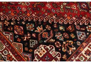 Tappeto Shiraz Stilizzato Rosso Blu Scuro 180x283 Cm