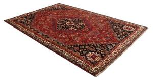 Tappeto Shiraz Stilizzato Rosso Blu Scuro 180x283 Cm