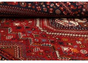 Tappeto Shiraz Stilizzato Rosso Mattone Blu Scuro 163x225 Cm