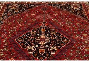 Tappeto Shiraz Stilizzato Rosso Blu Scuro 180x283 Cm