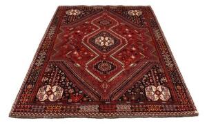 Tappeto Shiraz Stilizzato Rosso Mattone Blu Scuro 163x225 Cm