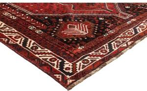 Tappeto Shiraz Stilizzato Rosso Mattone Nero 169x262 Cm