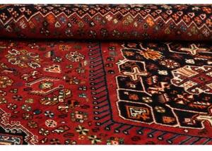 Tappeto Shiraz Stilizzato Rosso Blu Scuro 180x283 Cm