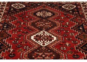 Tappeto Shiraz Geometrico Rosso Blu Scuro 160x258 Cm