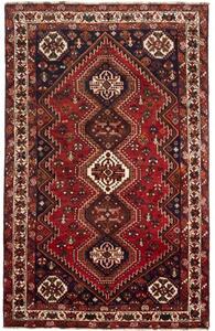 Tappeto Shiraz Geometrico Rosso Blu Scuro 160x258 Cm