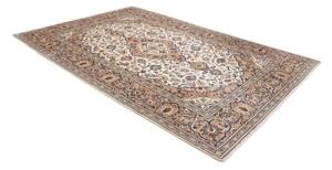 Tappeto Kashan Medaglione Floreale Beige Blu 200x308 Cm