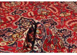 Tappeto Ardakan Medaglione Floreale Rosso Blu Scuro 255x362 Cm