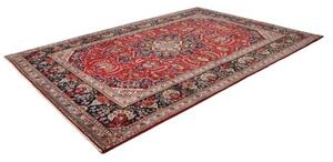 Tappeto Ardakan Medaglione Floreale Rosso Blu Scuro 255x362 Cm
