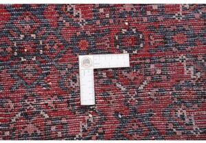 Tappeto Hamadan Stilizzato Rosso Blu Scuro Corsia 122x420 Cm