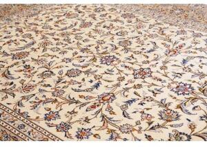 Tappeto Kashan Floreale Avorio Beige 258x367 Cm