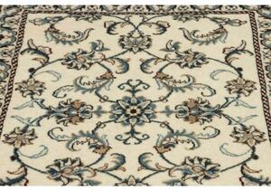 Tappeto Nain Kashmar Floreale Avorio Blu Corsia 78x290 Cm