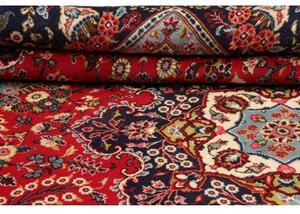 Tappeto Ardakan Medaglione Floreale Rosso Blu Scuro 255x362 Cm