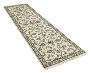 Tappeto Nain Kashmar Floreale Avorio Blu Corsia 78x290 Cm