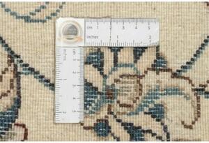 Tappeto Nain Kashmar Floreale Avorio Blu Corsia 78x290 Cm