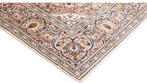 Tappeto Kashan Medaglione Floreale Beige Blu 200x308 Cm