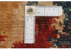 Tappeto Vintage Erased Astratto Rosso Azzurro 122x176 Cm