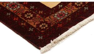 Tappeto Baluch Stilizzato Bordeaux Avorio 105x198 Cm