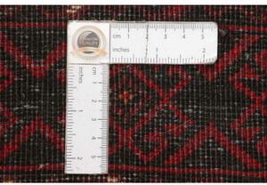 Tappeto Baluch Geometrico Beige Rosso 110x200 Cm