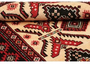 Tappeto Baluch Geometrico Beige Rosso 110x200 Cm