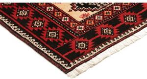 Tappeto Baluch Geometrico Beige Rosso 110x200 Cm