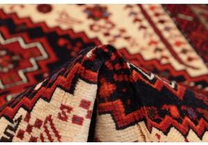 Tappeto Baluch Stilizzato Blu Scuro Rosso Mattone 109x194 Cm