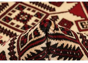 Tappeto Baluch Geometrico Rosso Avorio 97x180 Cm