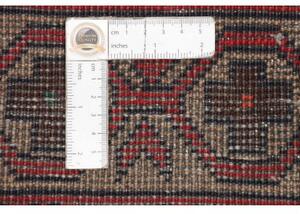 Tappeto Baluch Stilizzato Blu Scuro Rosso Mattone 109x194 Cm