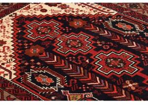 Tappeto Baluch Stilizzato Blu Scuro Rosso Mattone 109x194 Cm