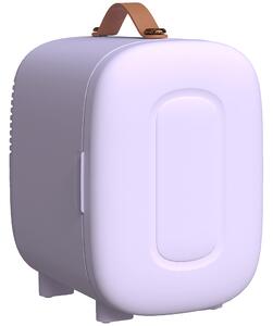 HOMCOM Frigorifero Cosmetici Extra Silenzioso, 4L, 9V/240V, 20,3x26,3x28 cm, Viola | Aosom Italy