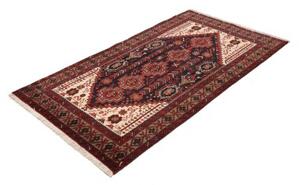 Tappeto Baluch Stilizzato Blu Scuro Rosso Mattone 109x194 Cm