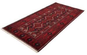 Tappeto Baluch Stilizzato Rosso Blu Scuro 106x205 Cm
