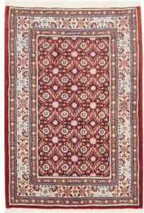 Tappeto Moud Stilizzato Rosso Mattone Bianco Avorio 60x89 Cm